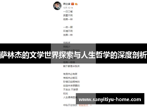 萨林杰的文学世界探索与人生哲学的深度剖析